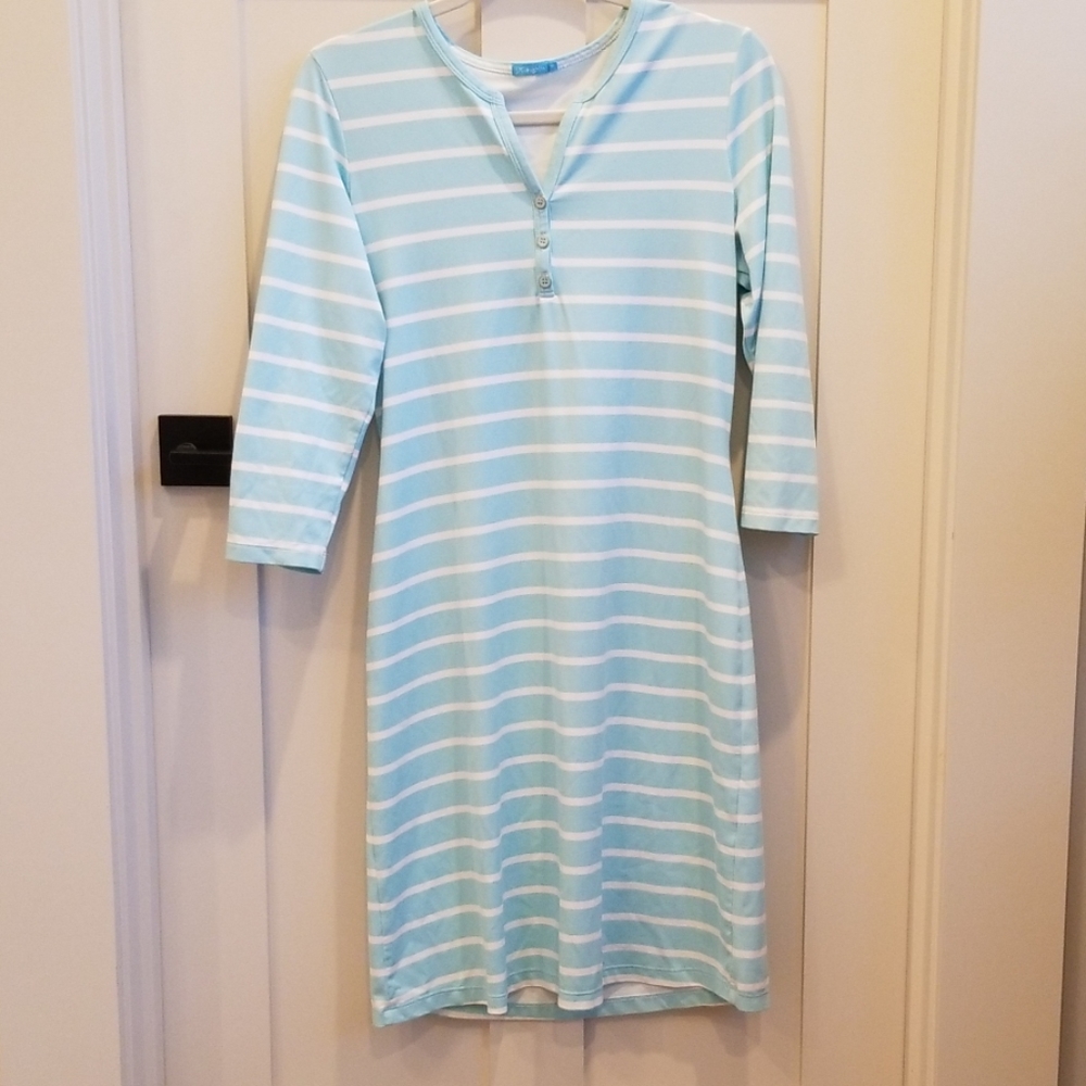 J. McLaughlin Medium Striped Dress
